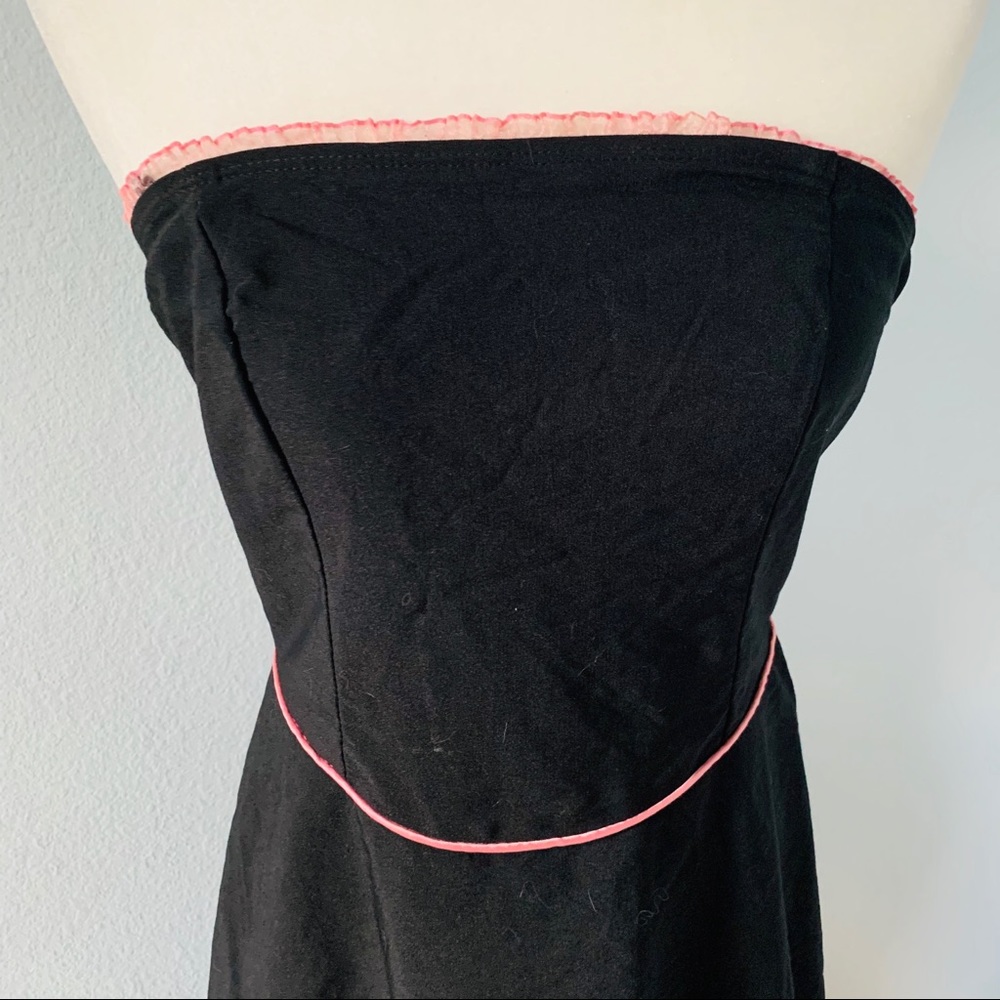 Rampage Black Pin Up 50’s Vibes Fit & Flare Dress - Picture 3 of 7